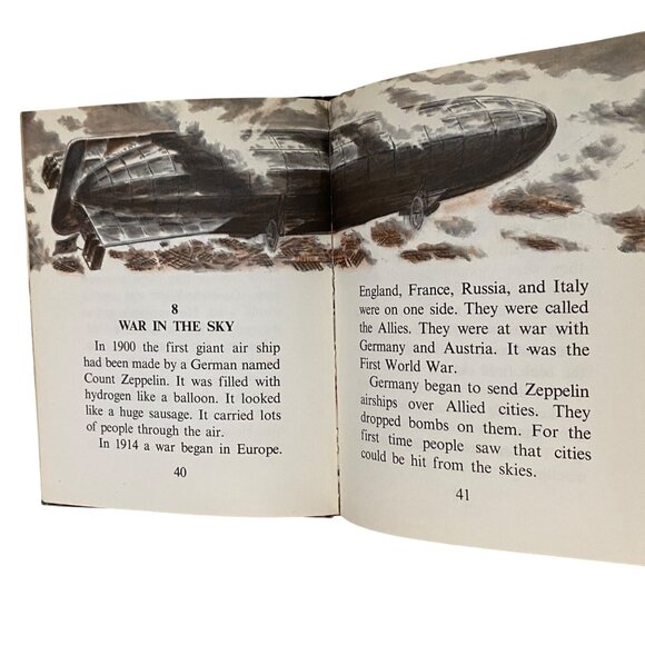 The Story of Flight Hardcover Mary Lee Settle Step Up Books Vintage Childrens - Picture 7 of 9